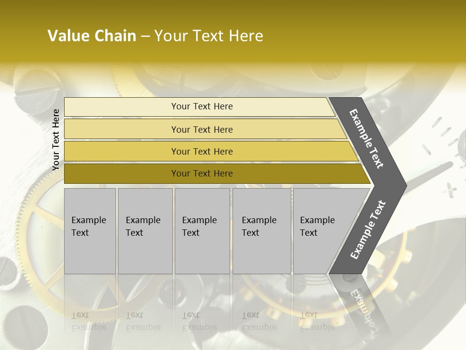 Watch Wheel Circle PowerPoint Template