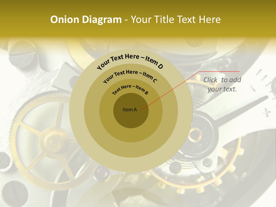 Watch Wheel Circle PowerPoint Template