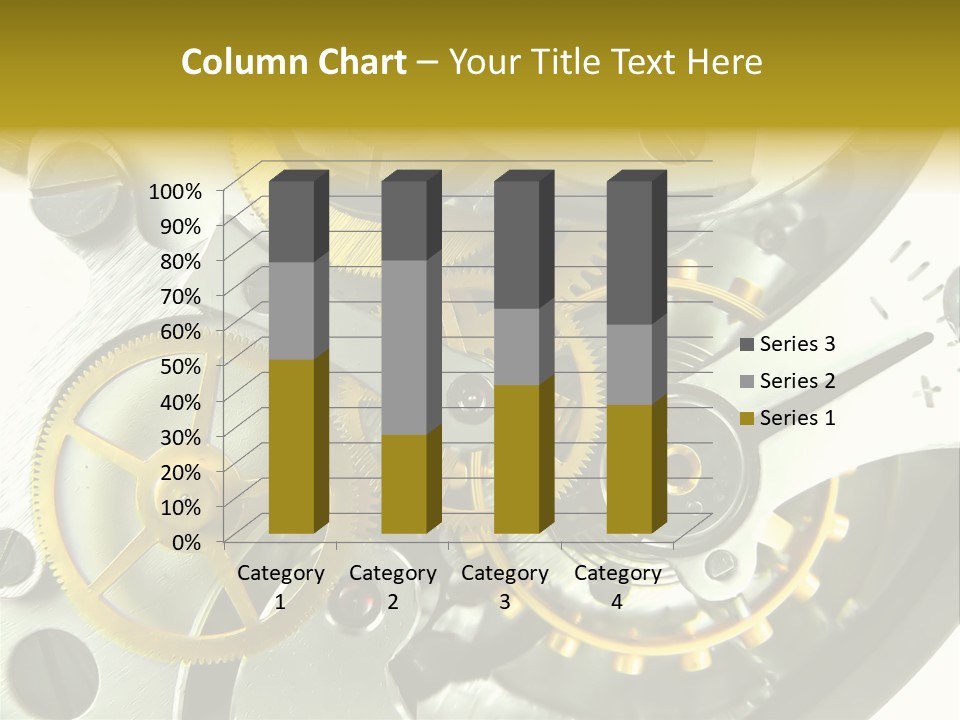 Watch Wheel Circle PowerPoint Template