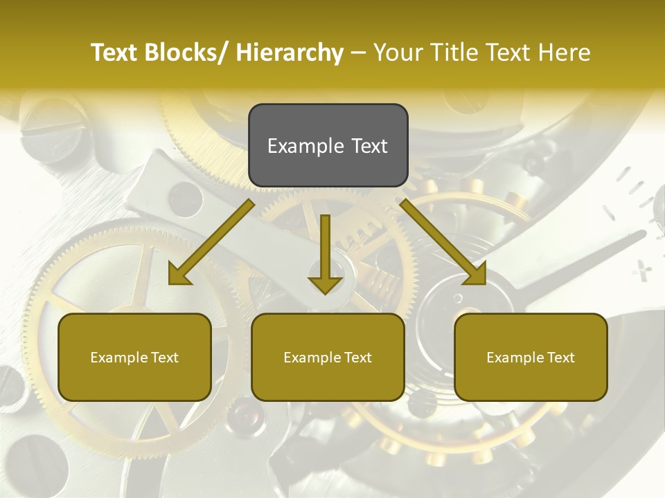 Watch Wheel Circle PowerPoint Template