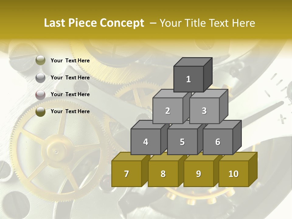 Watch Wheel Circle PowerPoint Template