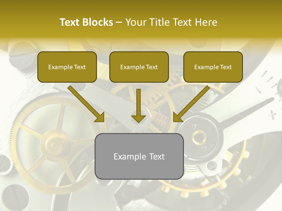 Watch Wheel Circle PowerPoint Template