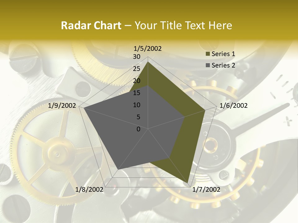 Watch Wheel Circle PowerPoint Template