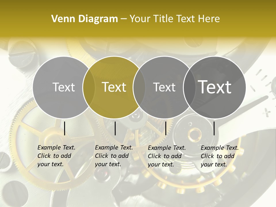 Watch Wheel Circle PowerPoint Template