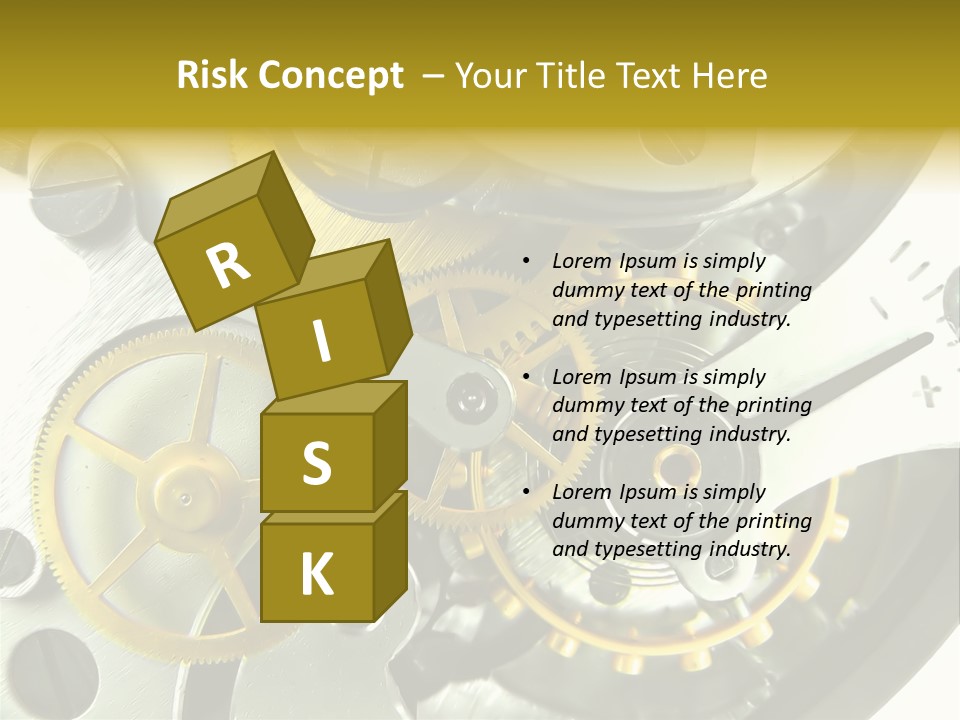 Watch Wheel Circle PowerPoint Template