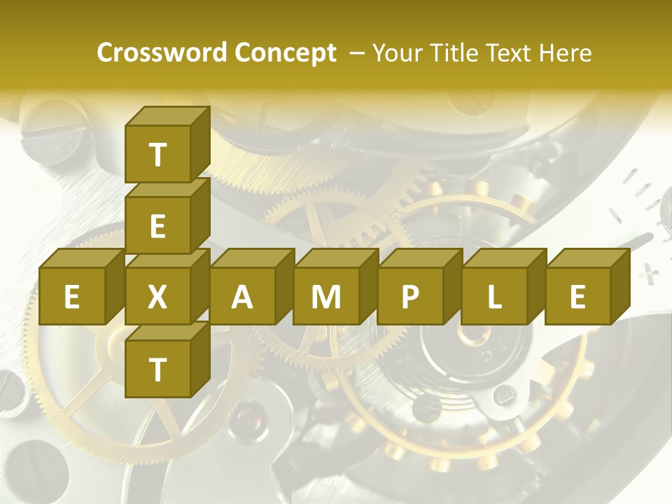 Watch Wheel Circle PowerPoint Template