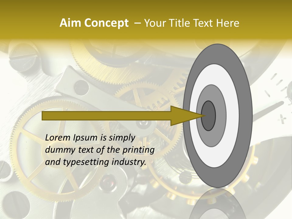 Watch Wheel Circle PowerPoint Template