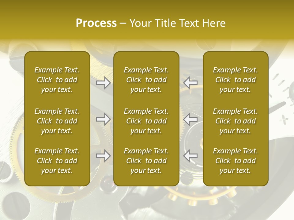 Watch Wheel Circle PowerPoint Template