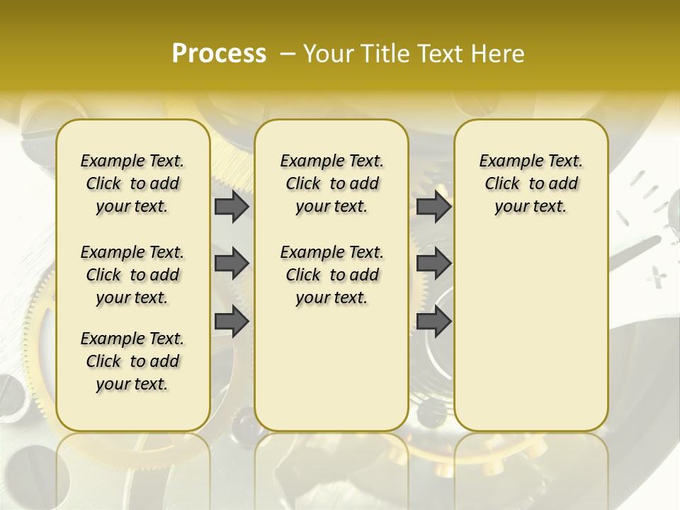 Watch Wheel Circle PowerPoint Template