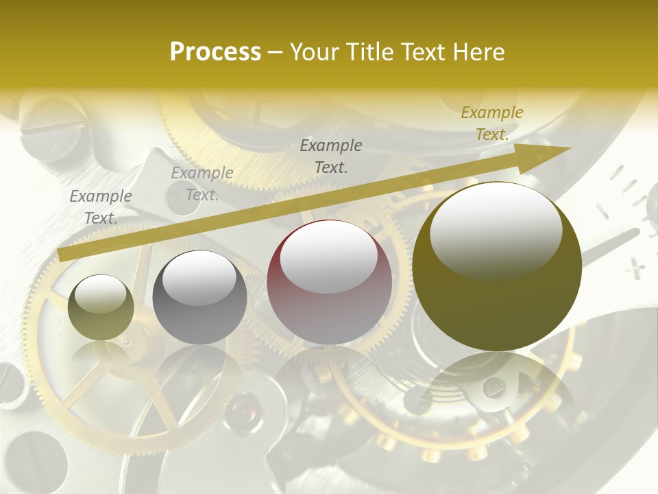 Watch Wheel Circle PowerPoint Template