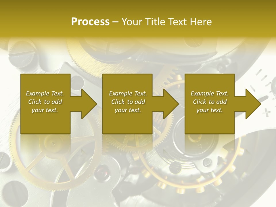 Watch Wheel Circle PowerPoint Template