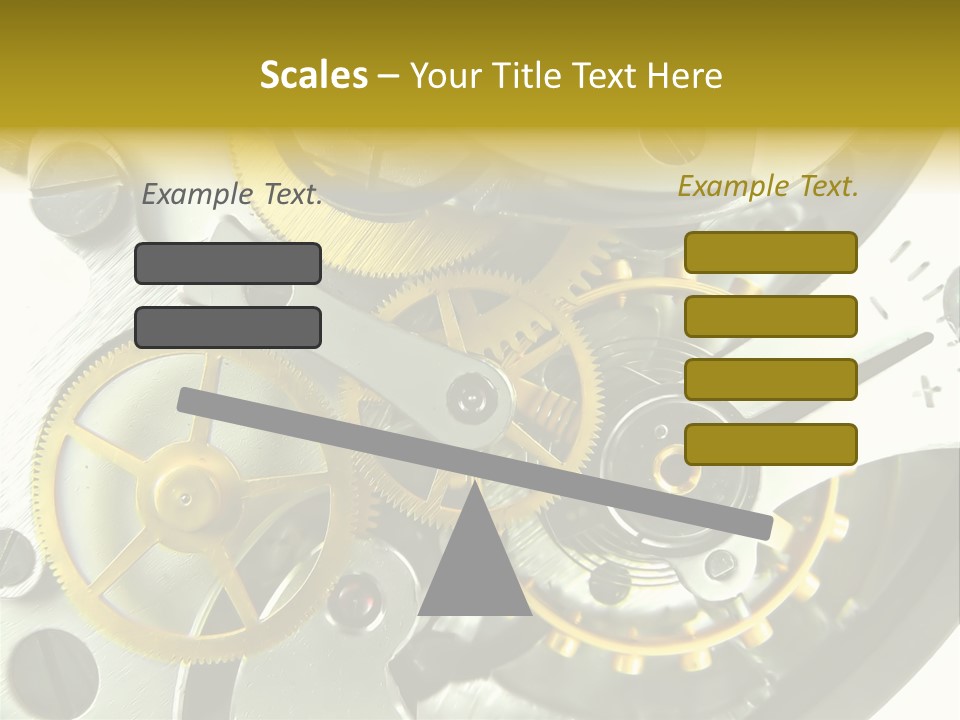 Watch Wheel Circle PowerPoint Template