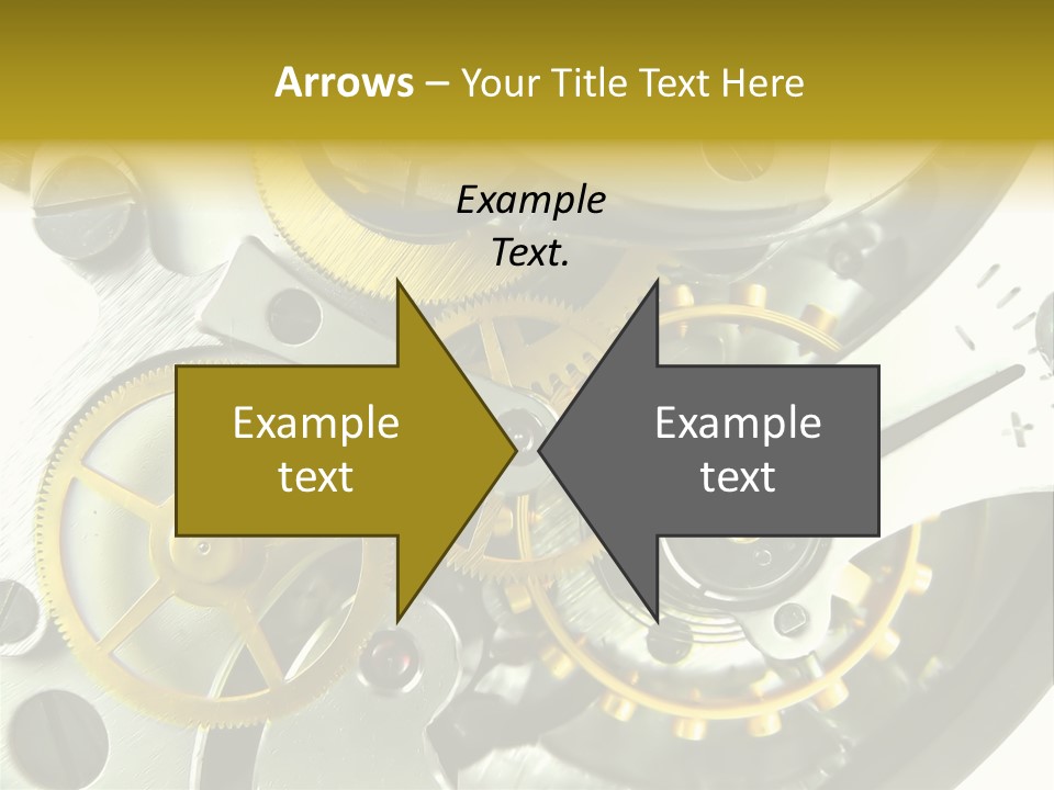 Watch Wheel Circle PowerPoint Template