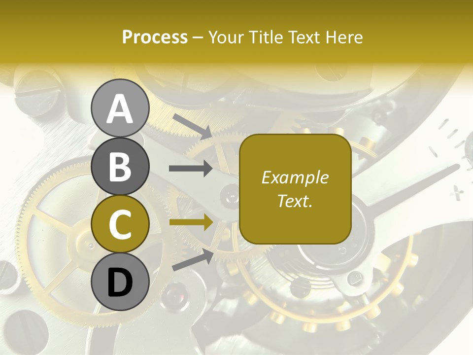 Watch Wheel Circle PowerPoint Template
