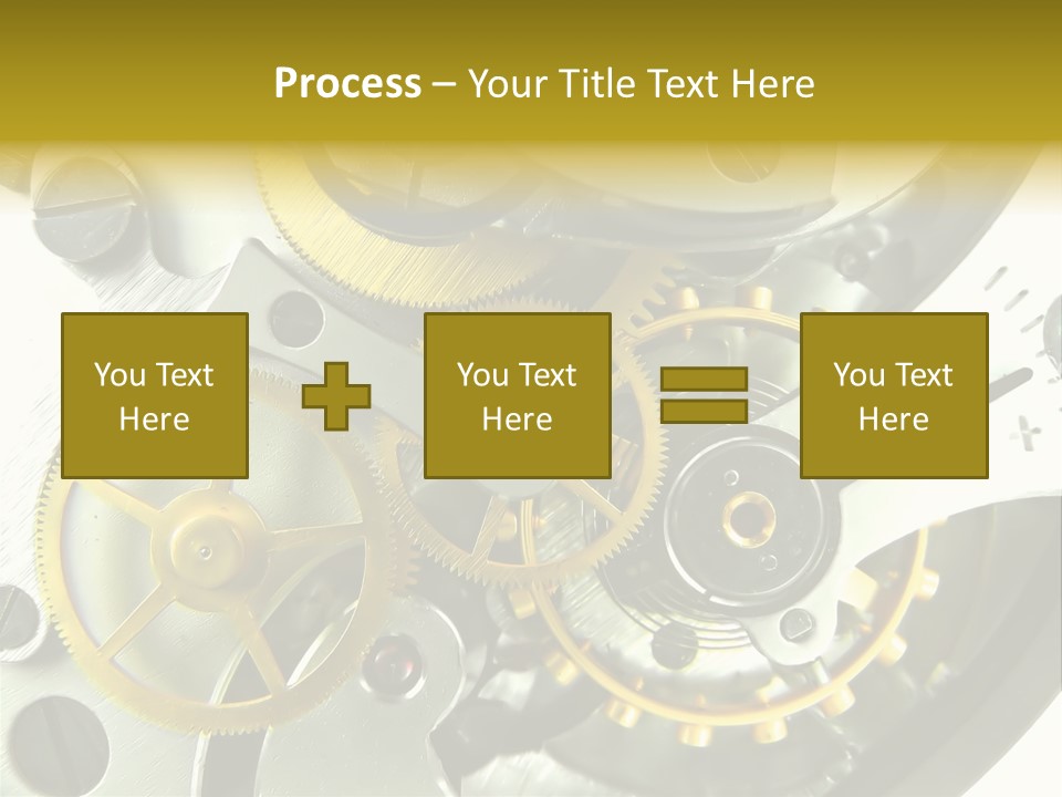 Watch Wheel Circle PowerPoint Template