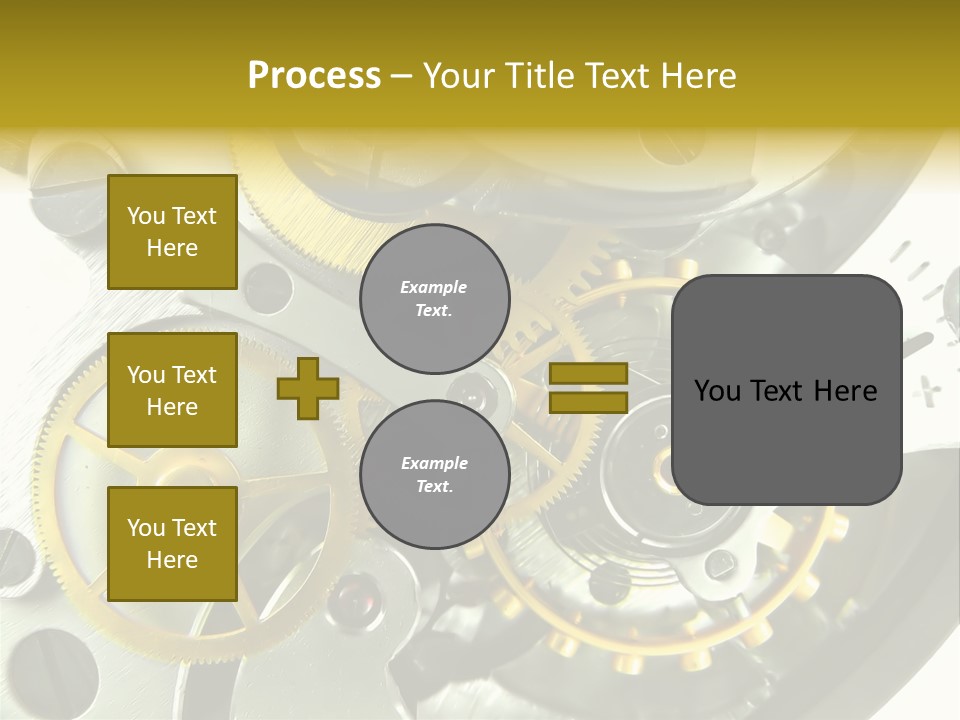 Watch Wheel Circle PowerPoint Template