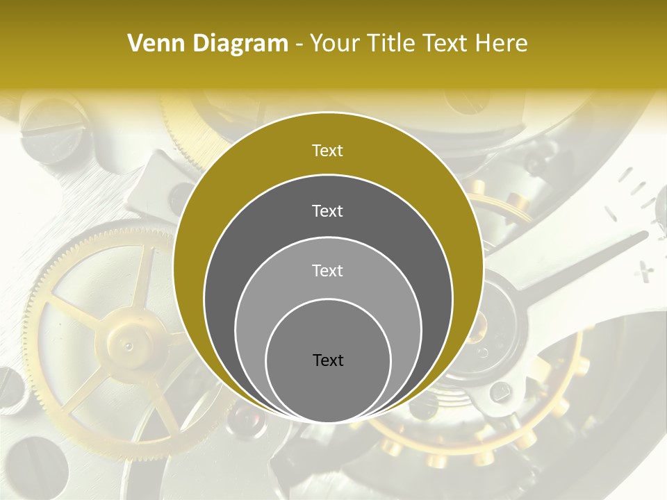 Watch Wheel Circle PowerPoint Template