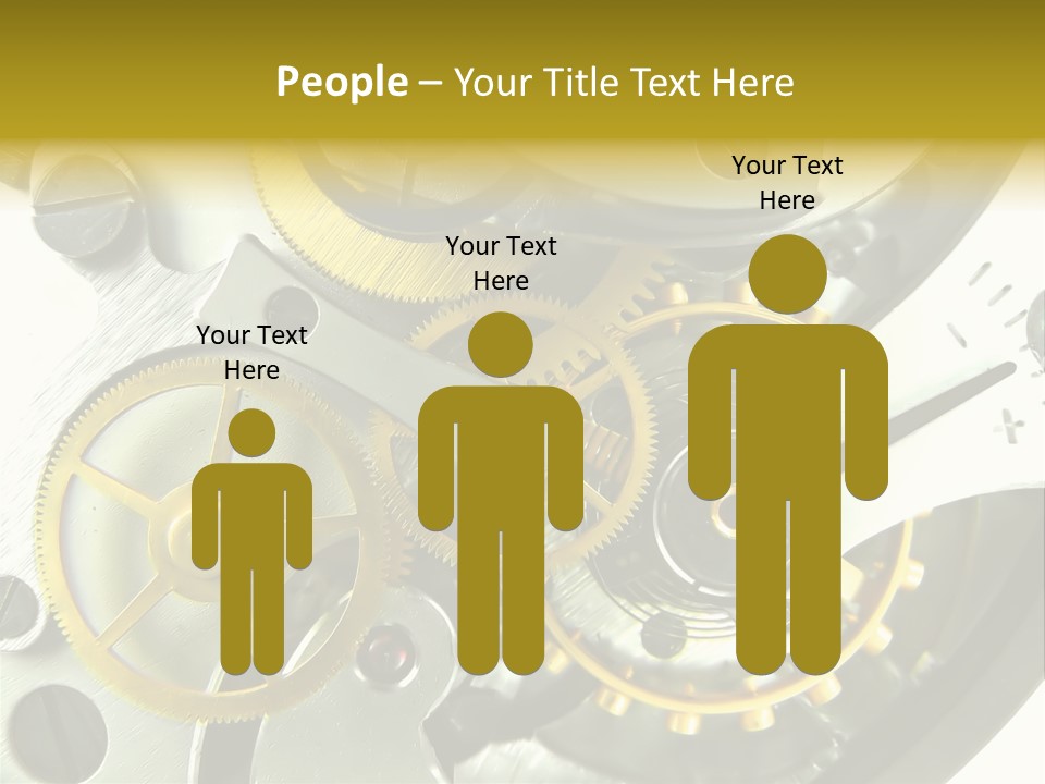 Watch Wheel Circle PowerPoint Template