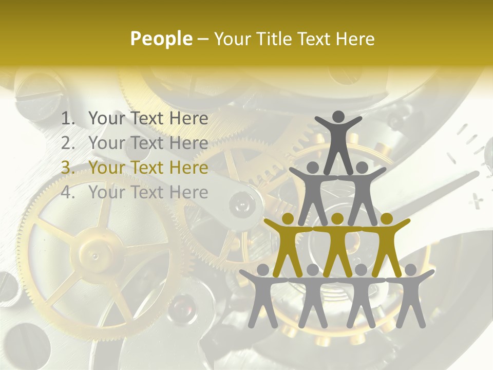 Watch Wheel Circle PowerPoint Template