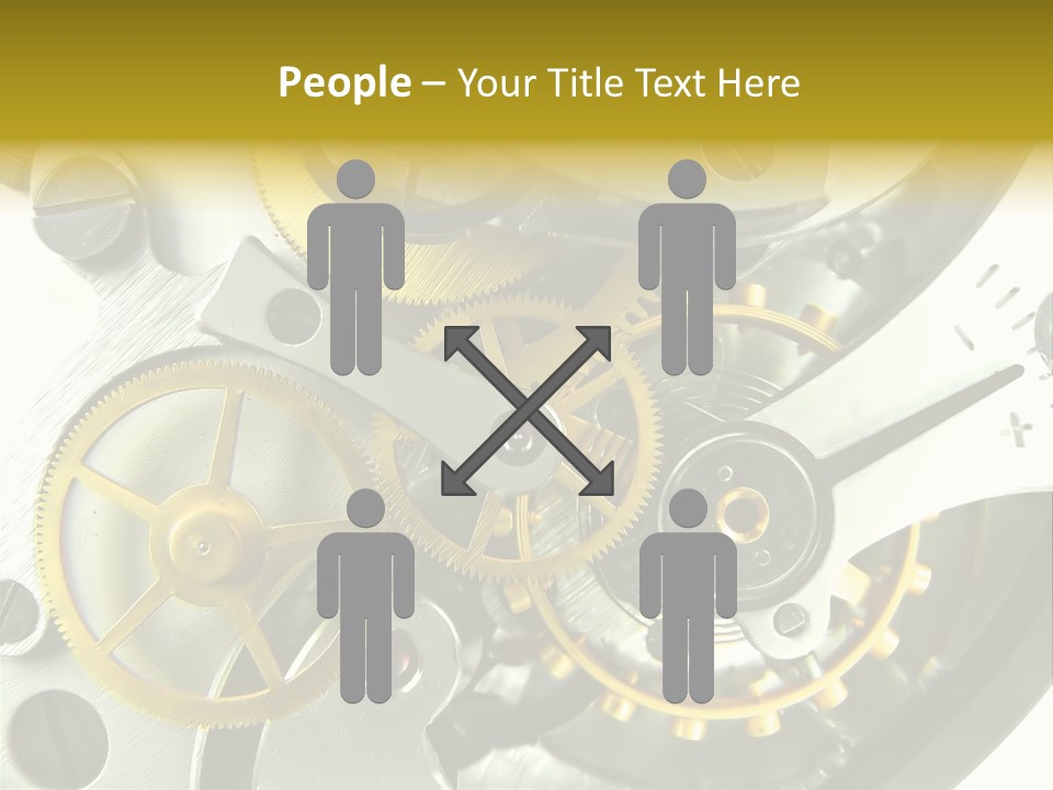 Watch Wheel Circle PowerPoint Template