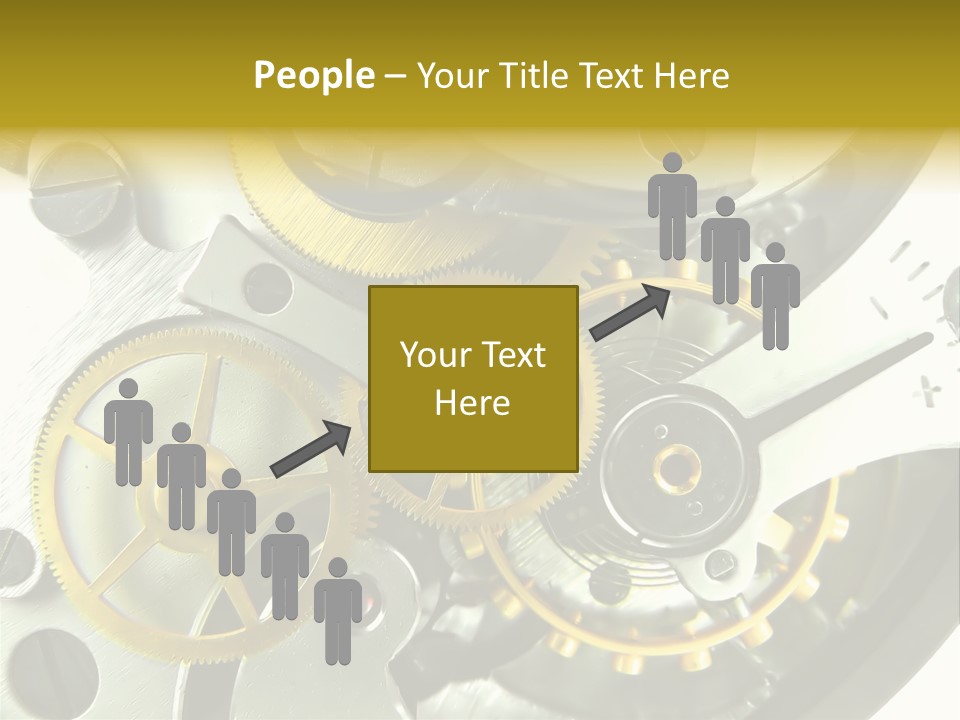 Watch Wheel Circle PowerPoint Template