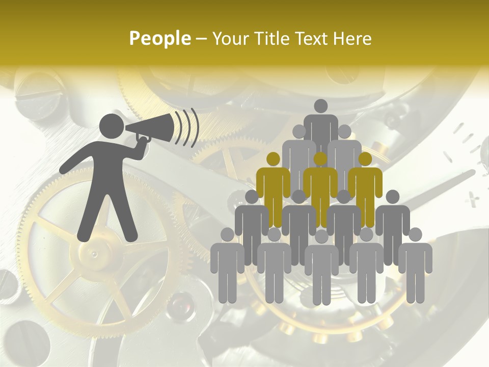 Watch Wheel Circle PowerPoint Template