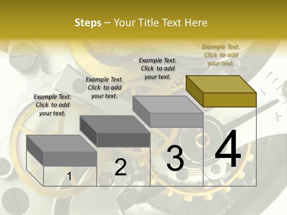Watch Wheel Circle PowerPoint Template