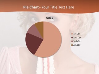 Person Blond Alone PowerPoint Template