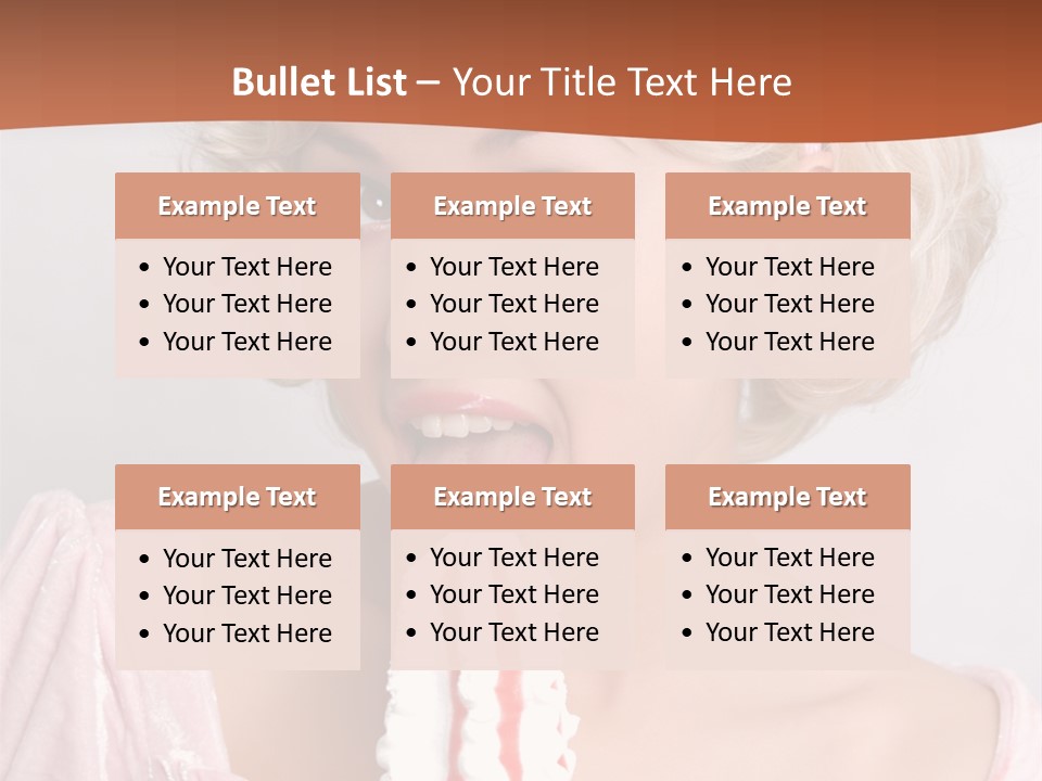 Person Blond Alone PowerPoint Template