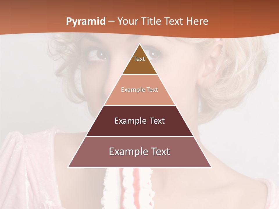 Person Blond Alone PowerPoint Template