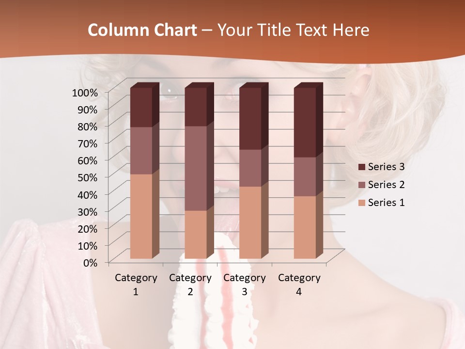 Person Blond Alone PowerPoint Template