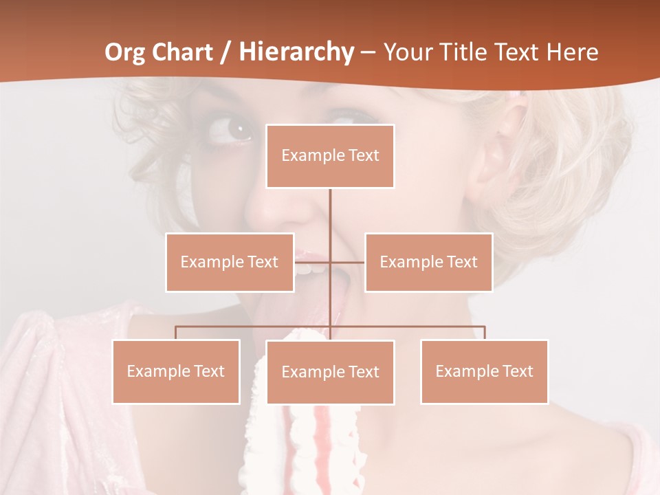 Person Blond Alone PowerPoint Template