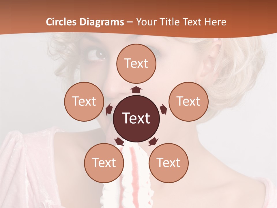 Person Blond Alone PowerPoint Template