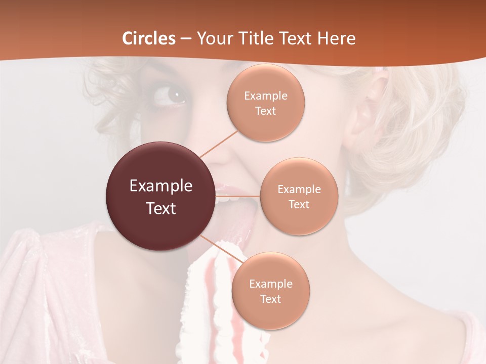 Person Blond Alone PowerPoint Template