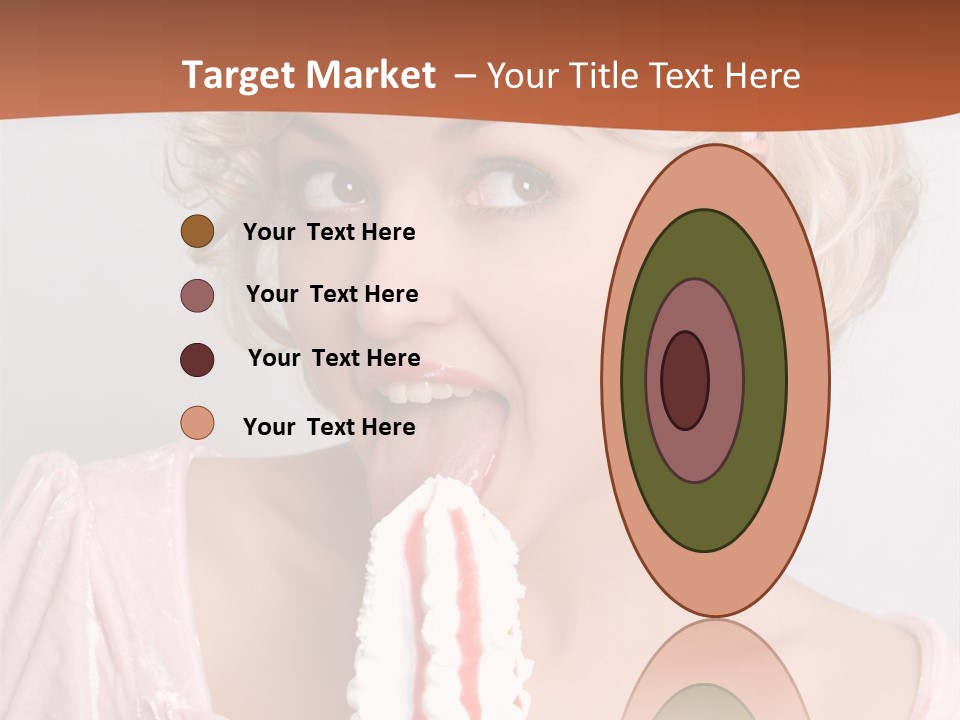 Person Blond Alone PowerPoint Template