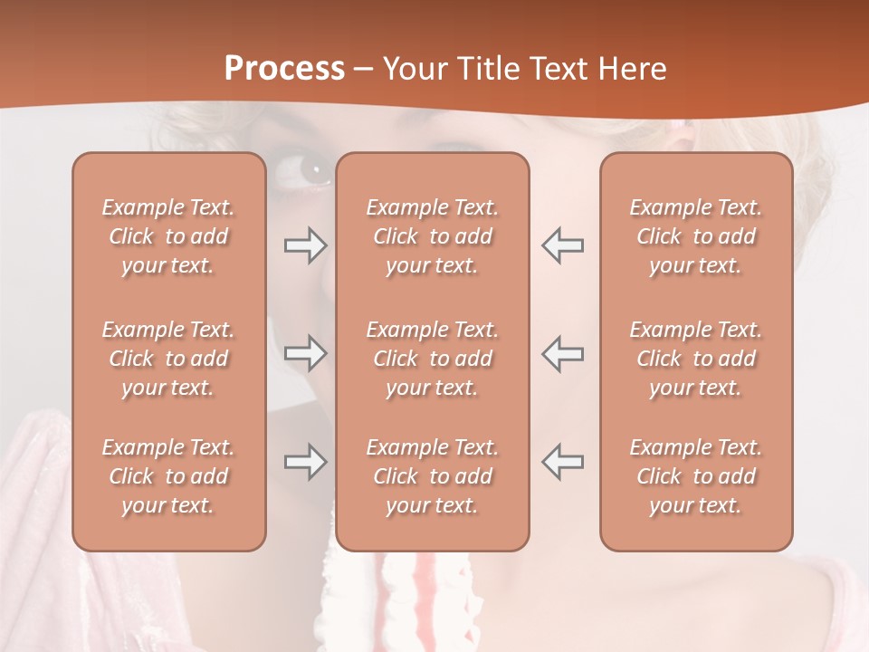 Person Blond Alone PowerPoint Template
