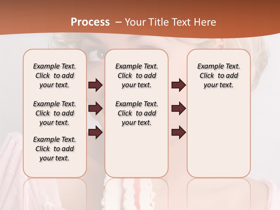 Person Blond Alone PowerPoint Template