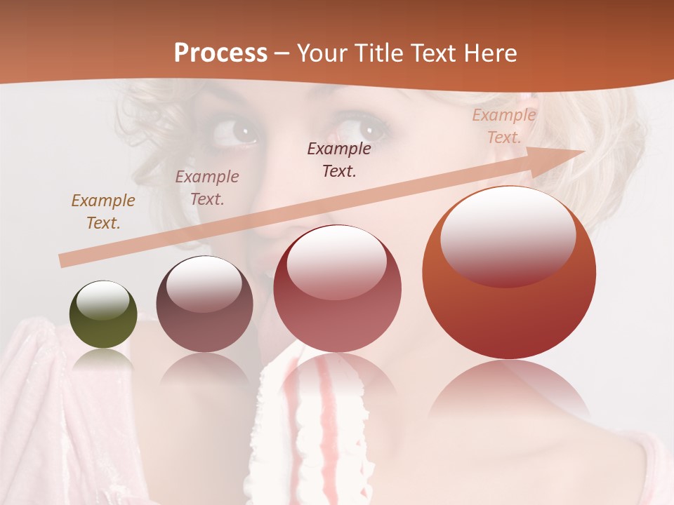 Person Blond Alone PowerPoint Template