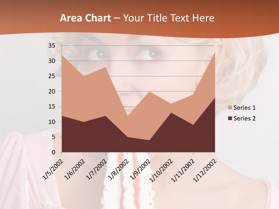 Person Blond Alone PowerPoint Template