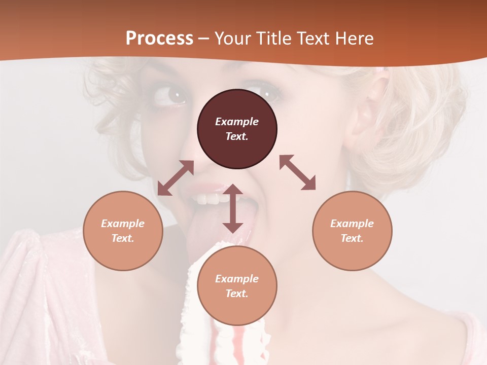 Person Blond Alone PowerPoint Template