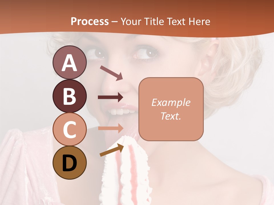 Person Blond Alone PowerPoint Template