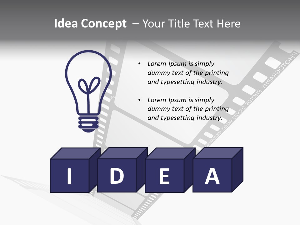 Illustration Exposure Picture PowerPoint Template