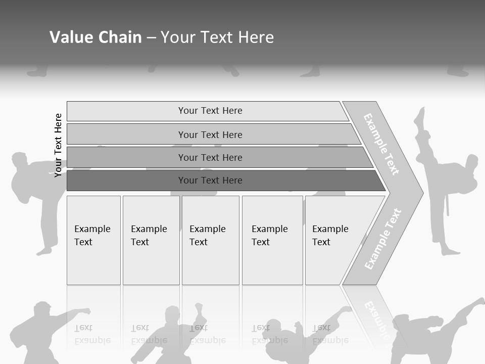 Vector Belt Karate PowerPoint Template