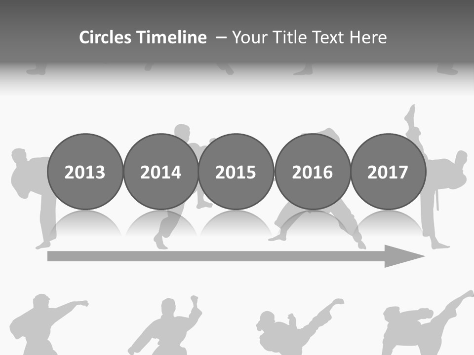 Vector Belt Karate PowerPoint Template