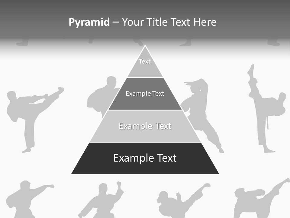 Vector Belt Karate PowerPoint Template