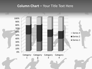 Vector Belt Karate PowerPoint Template