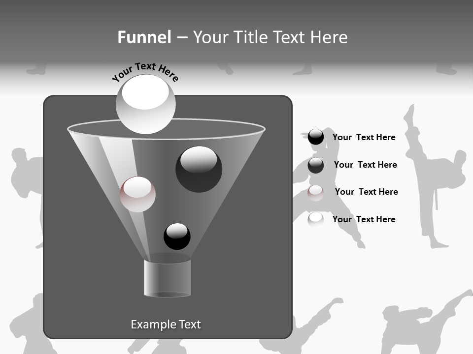 Vector Belt Karate PowerPoint Template
