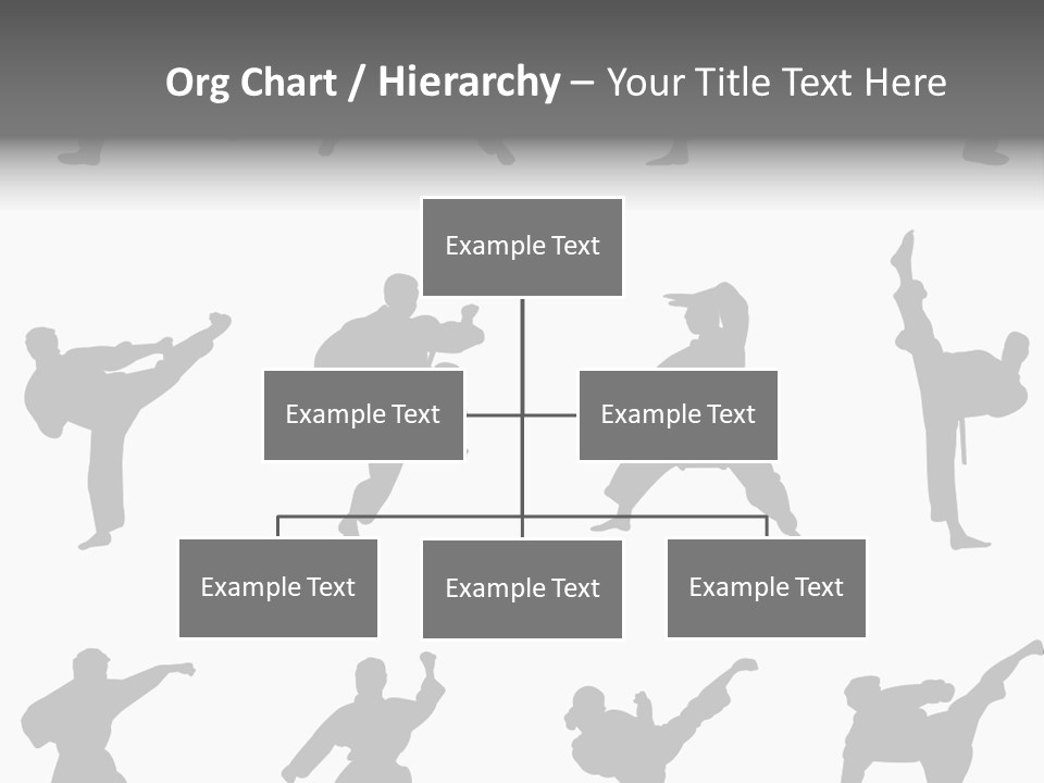Vector Belt Karate PowerPoint Template