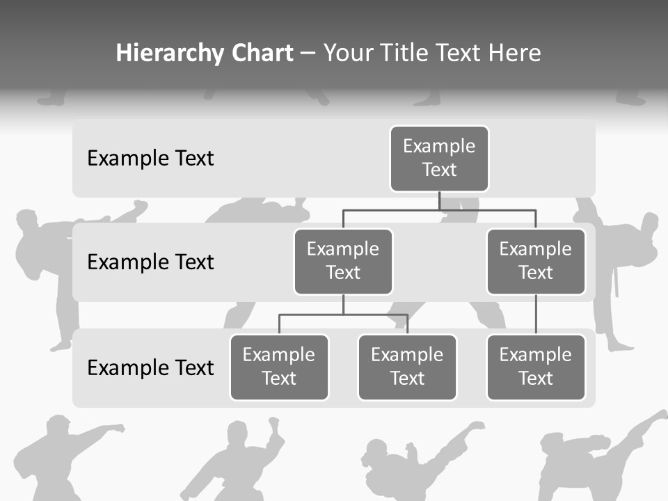 Vector Belt Karate PowerPoint Template