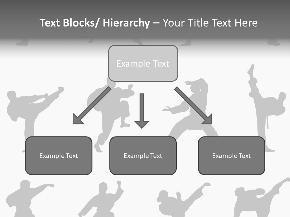 Vector Belt Karate PowerPoint Template